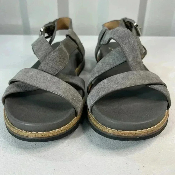 NWB Sofft Fairbrook Women’s Sandal Flats Steel Gray Size 7.5 Summer Comfortable - Picture 4 of 11